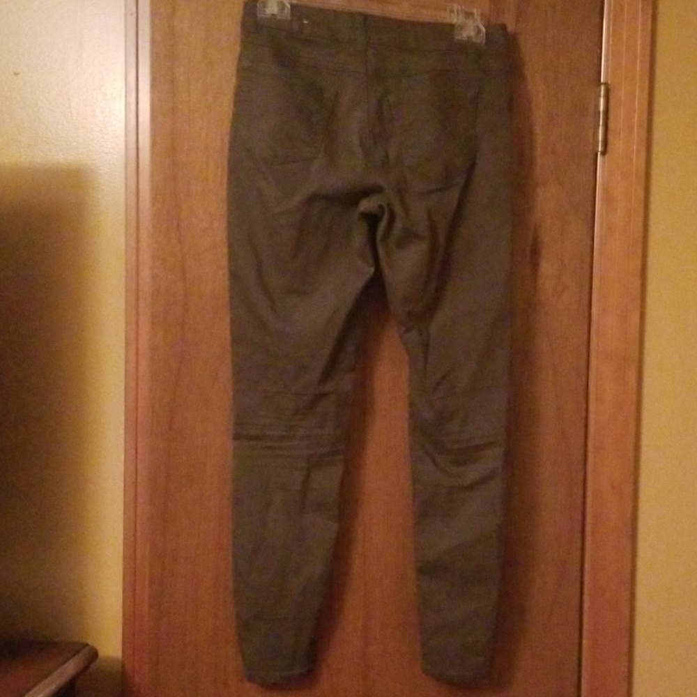 Olive Green Pants - Picture 2 of 3